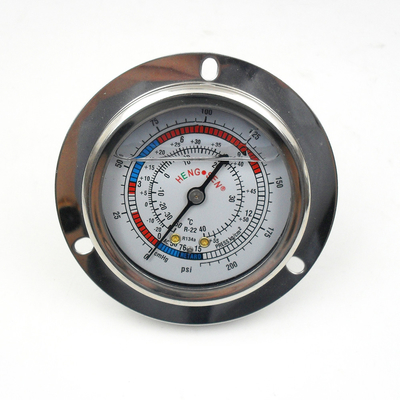 Low High Oil Filled Pressure Gauge for Refrigeration