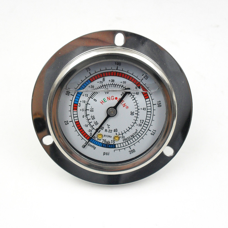 Low High Oil Filled Pressure Gauge for Refrigeration